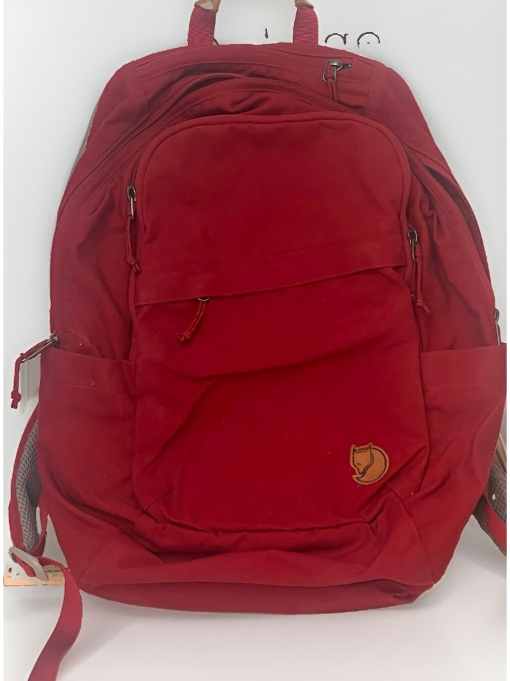 Fjallraven Raven 20L backpack G-1000 Red Canvas Laptop Travel Casual